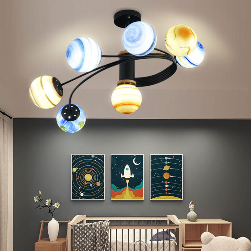 Children's Room Bedroom Creative Cartoon Universe Personality Lighting