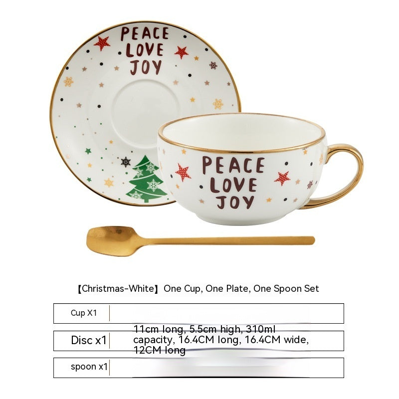 Ins Weihnachts keramische Tasse Dish