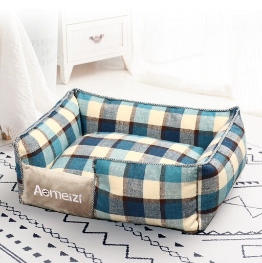 Dog Mat Biting Resistant Pet Bed In Winter