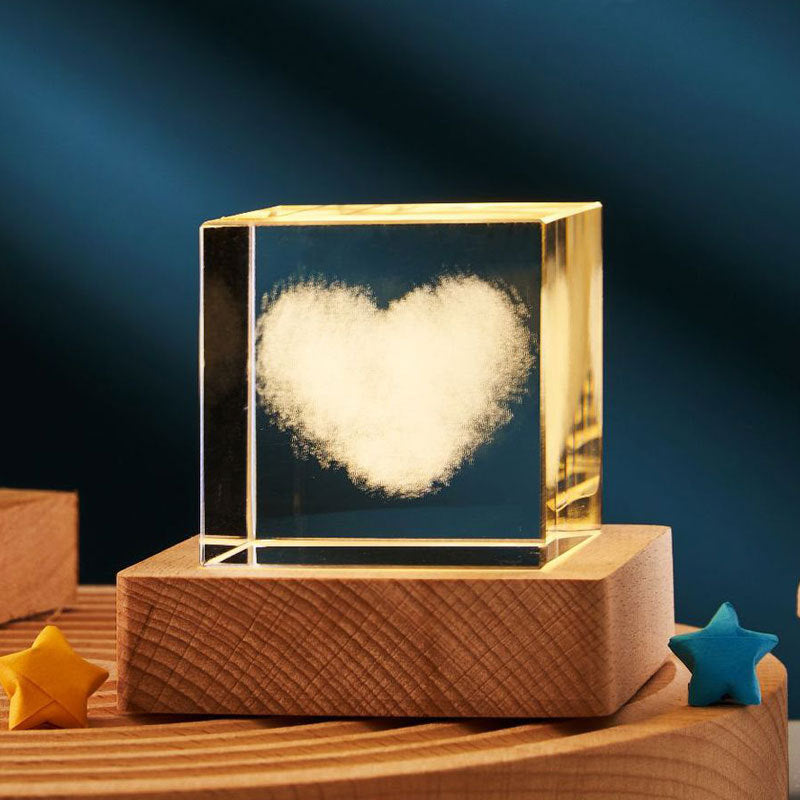 3D Crystal Night Light