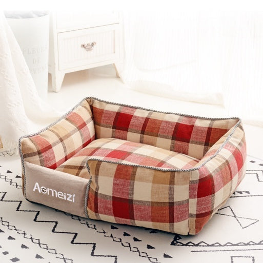 Dog Mat Biting Resistant Pet Bed In Winter