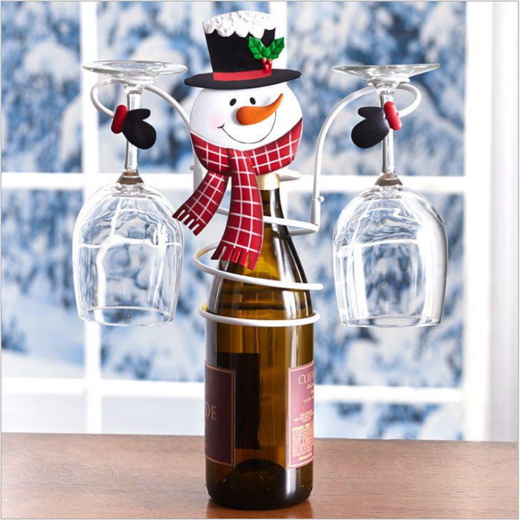 Christmas Snowman Red Wine Stick