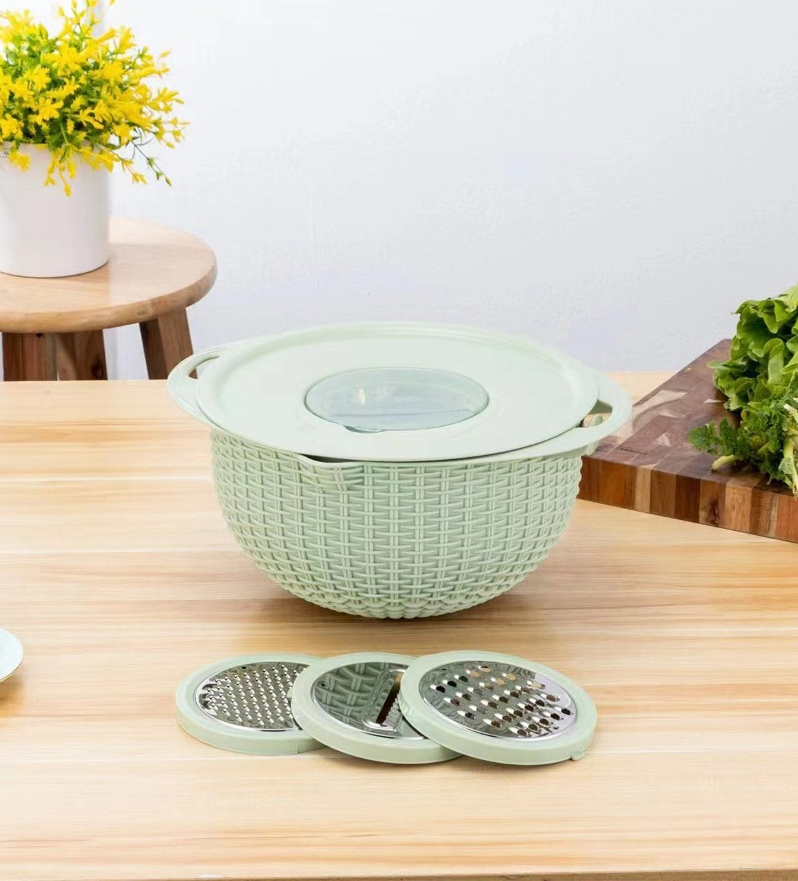 Draining Basket Kitchen Rice Washing Dish Fabulous Fruit Washing Tool Fruit Plate Vegetable Washing Basket