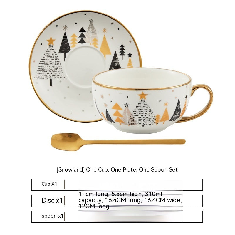 Ins Weihnachts keramische Tasse Dish