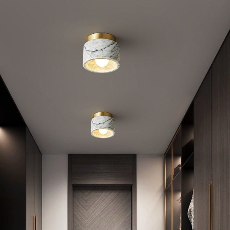 Entrance Corridors Hallway Pass Daoming Creative Marble Balcony Ceiling Light